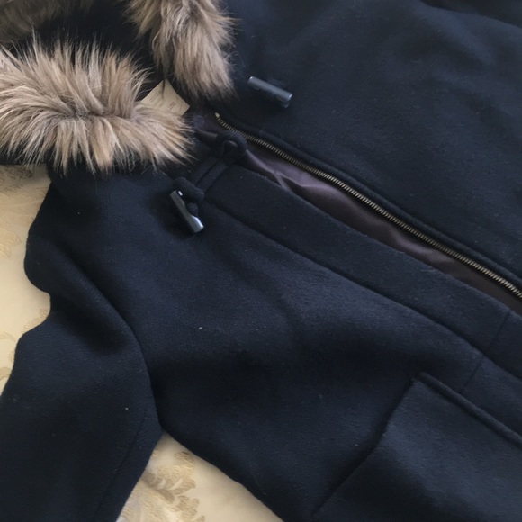 Zara navy coat - Picture 7 of 12